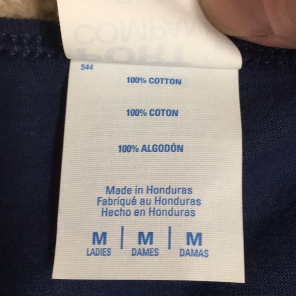 NWOT deep navy, 100% cotton “barre.crawl” tank - size M - Picture 6 of 10